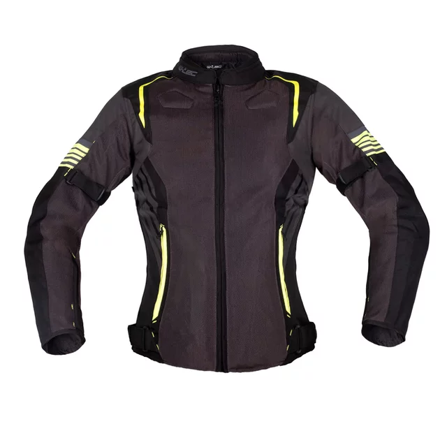 W-TEC Jelsa Damen Sommer-Motorradjacke - šedá-fluo - šedá-fluo