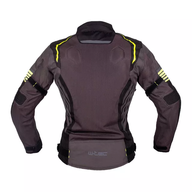 W-TEC Jelsa Damen Sommer-Motorradjacke - šedá-fluo