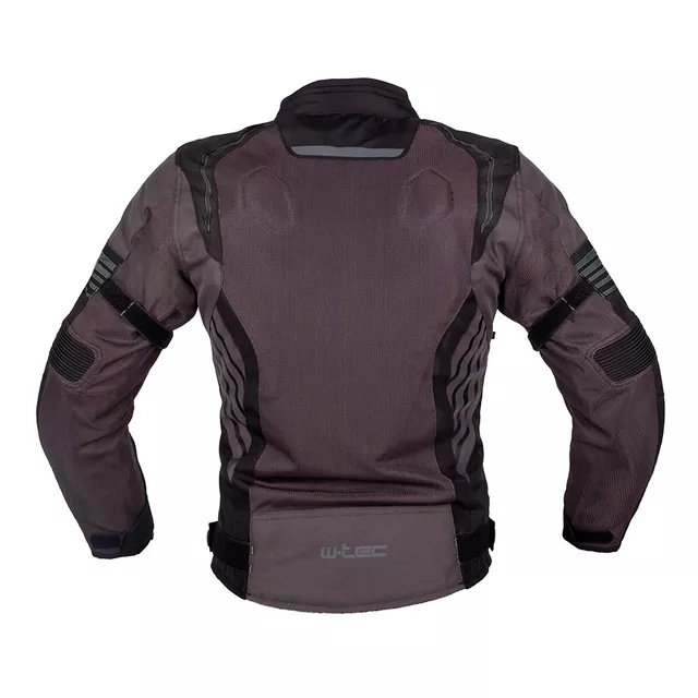 W-TEC Pelyes Sommer-Moto-Jacke - šedá-fluo