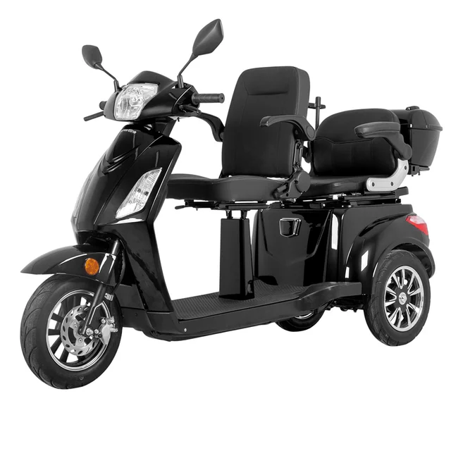 inSPORTline Zorica Duo zweisitziges Elektro-Dreirad - rot - schwarz