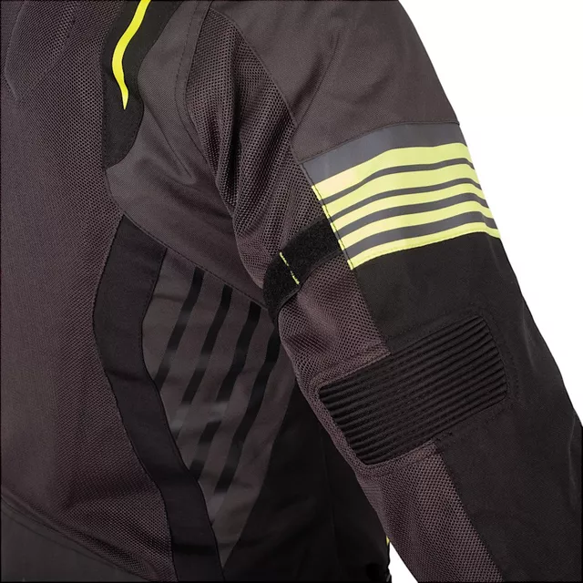 W-TEC Jelsa Damen Sommer-Motorradjacke - šedá-fluo