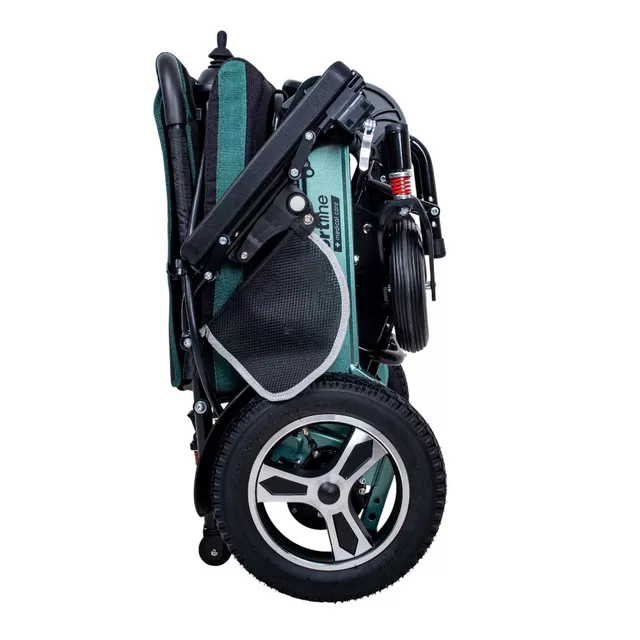 inSPORTline Hawkie Basic II 500W Elektro-Rollstuhl - grün