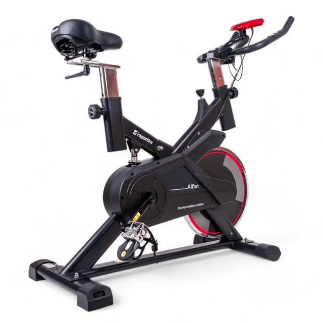 inSPORTline Alfan Fahrradtrainer - schwarz - schwarz-rot