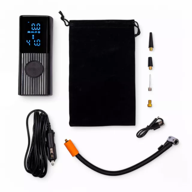 inSPORTline Dukefira elektrische Pumpe mit Powerbank und LED-Licht