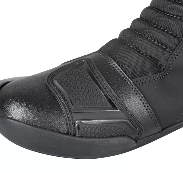 W-TEC GlamCE Motorradstiefel - schwarz-weiss-rot