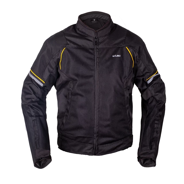 W-TEC Martix Sommer-Moto-Jacke - schwarz-gelb - schwarz-gelb
