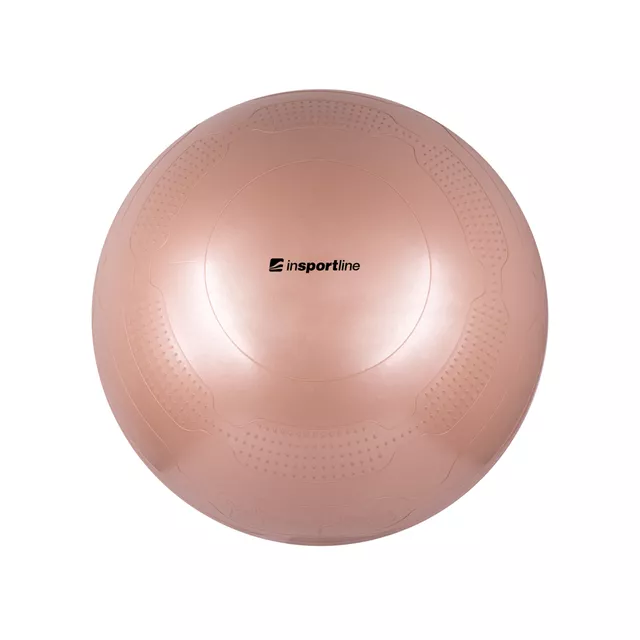 Gymnastikball inSPORTline Stretch Ball 55 cm - mocha mousse