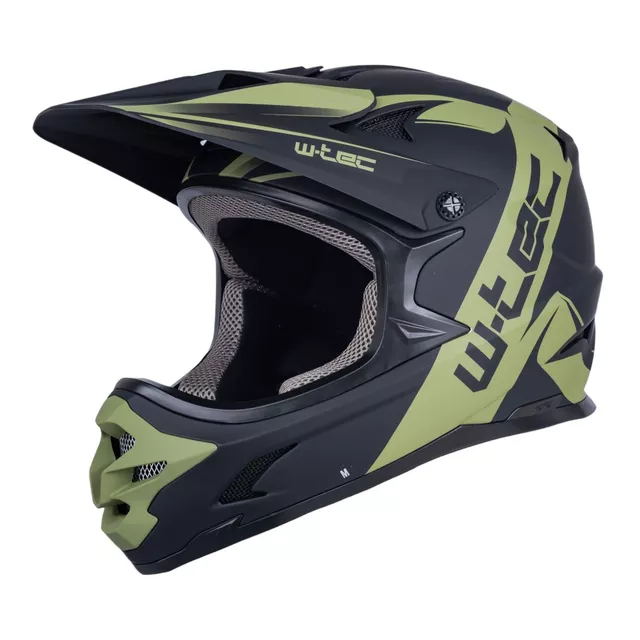 W-TEC Richpike Downhill-Helm - Moss Forest - Moss Forest