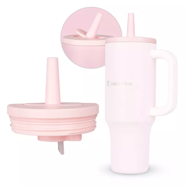 Ersatzdeckel für inSPORTline Cocoanna 1200ml Thermobecher - grün - rosa