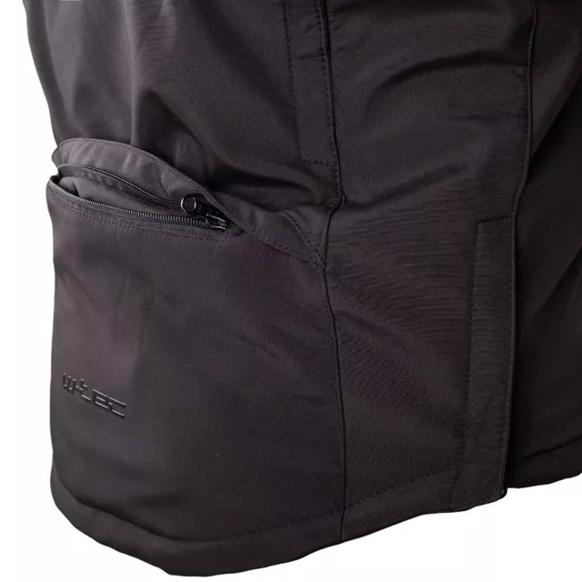 W-TEC Annorack Herren Softshell-Motojacke - khaki-schwarz