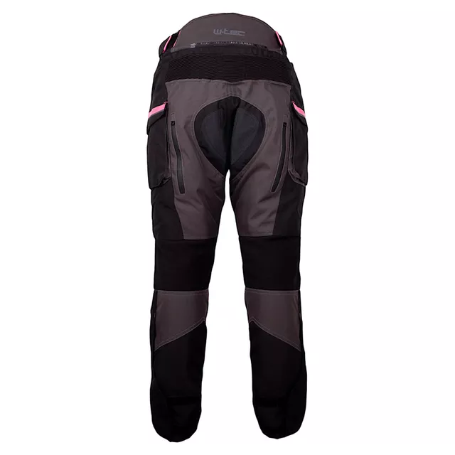 W-TEC Barbata Damen-Motorradhose - černo-šedo-růžová