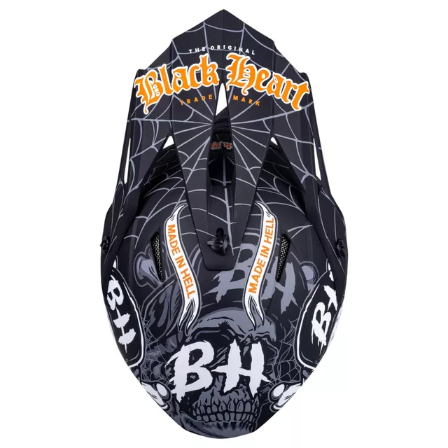 W-TEC Black Heart Harzdorf Motocross-Helm - schwarz