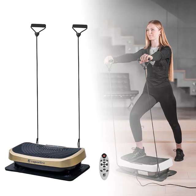 inSPORTline Devyn Vibrationsplatte - champagne - champagne