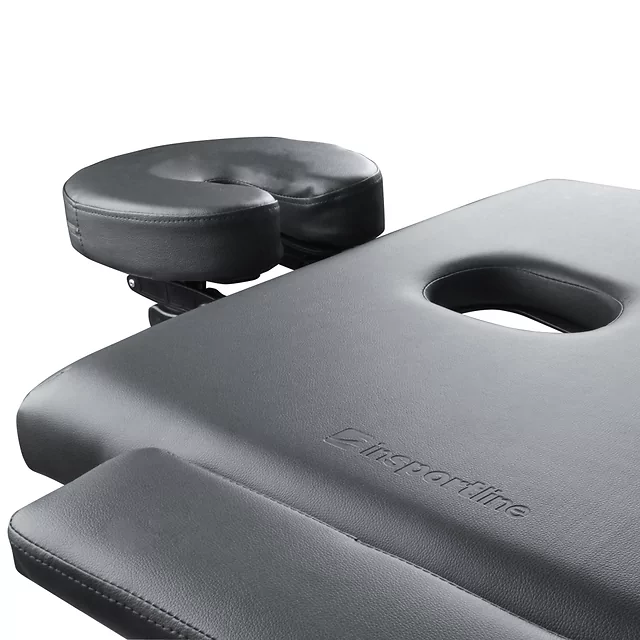 Massageliege inSPORTline Orashi 186x60x62,5-85,5 cm 2-teilig aus Holz - cremefarbe