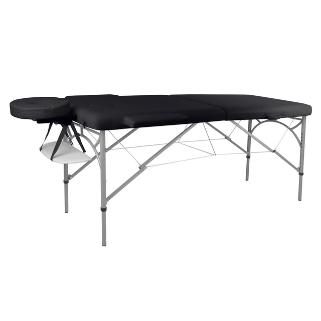 inSPORTline Tamati Massagetisch 2-teilig aus Aluminium - schwarz - schwarz