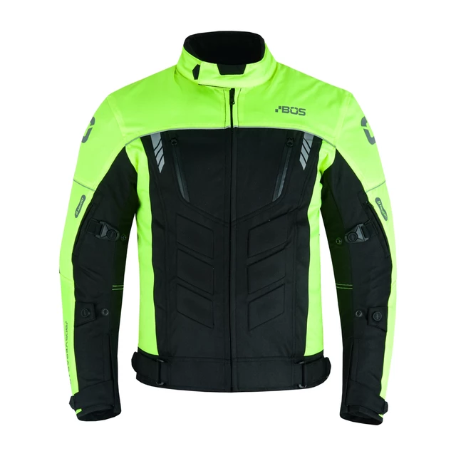 Herren-Motojacke BOS/WD Motorsports Vegas 1.0 - Rot - neon