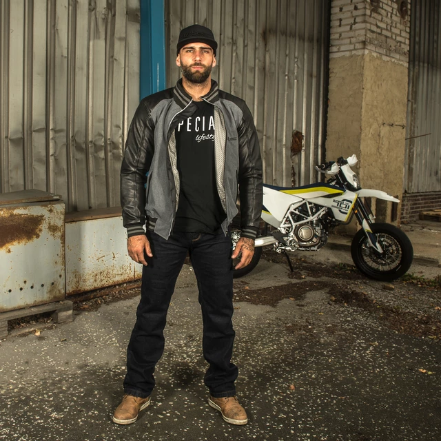 W-TEC Resoluto Herren Motorradjeans - blau
