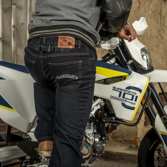 W-TEC Resoluto Herren Motorradjeans - blau