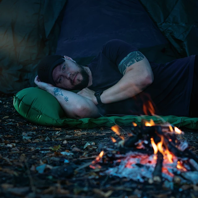 Aufblasbare Matte inSPORTline Jurre 196x58x6 cm - grau