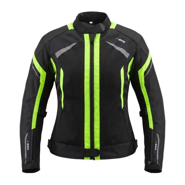 Damen Sommer Textil-Motojacke BOS Aylin - silber-grau