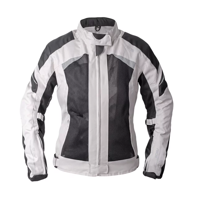 Damen Sommer Textil-Motojacke BOS Aylin - silber-grau