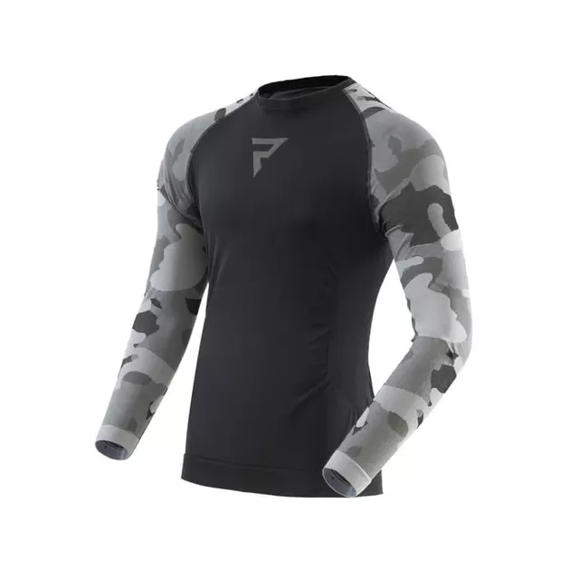 Moto Thermohemd Rebelhorn Freeze II Jersey - schwarz-camouflage