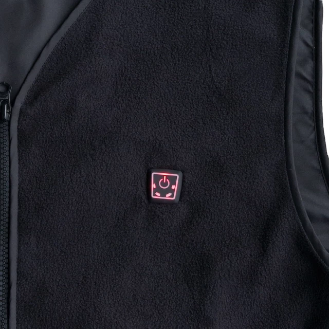 Glovii GV1 Beheizte Fleece-Weste - schwarz