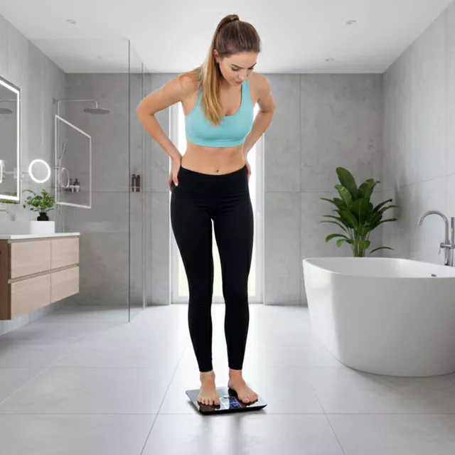 Smart Personenwaage inSPORTline Syncale 100 - weiß