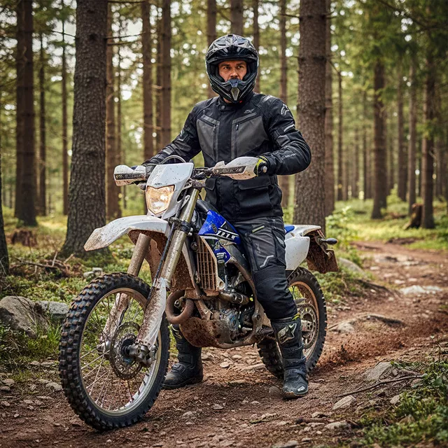 W-TEC Daimick Motorrad-Hose - schwarz-grau