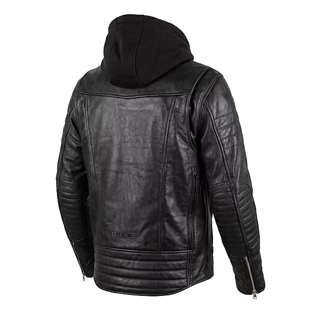 W-TEC Murayo Leder-Motorradjacke - schwarz