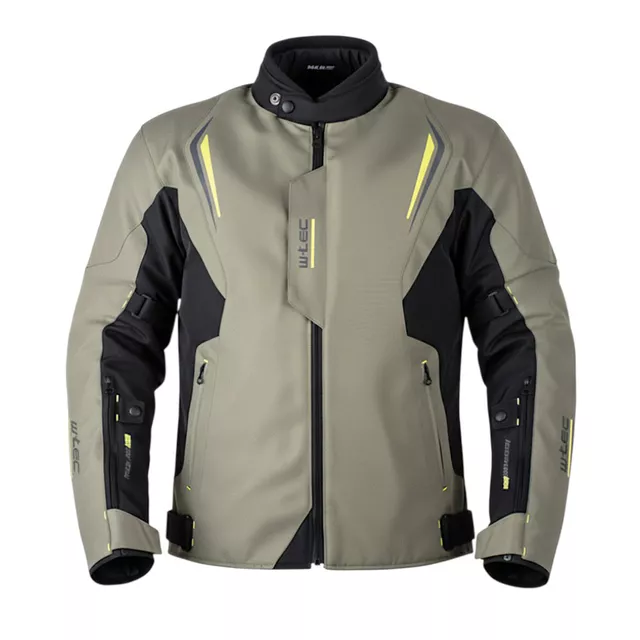 W-TEC Karmal Touring Motorradjacke - černo-olivově zelená - černo-olivově zelená