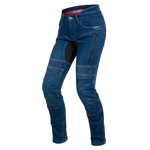 Damen-Moto-Jeans W-TEC Biterilla Eva Lady - schwarz