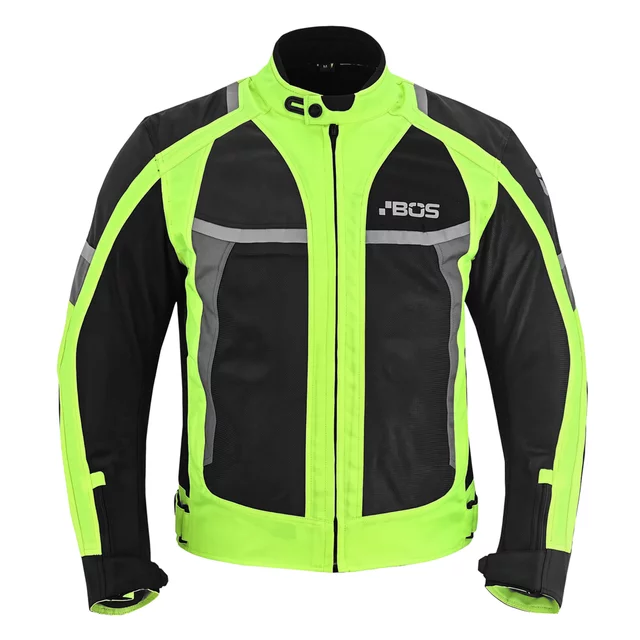 Herren-Sommer-Motojacke BOS Libera - neon