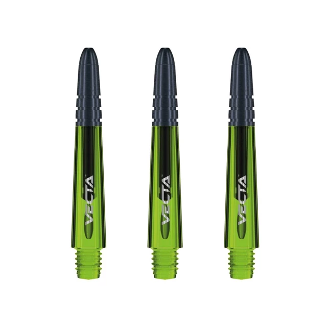 Winmau Vecta Kurze Griffe - weiß - grün