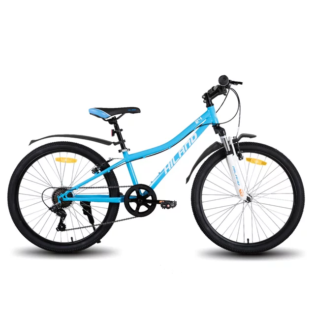 Hiland Climber 24" Junior-Mountainbike • 140–160 cm - schwarz