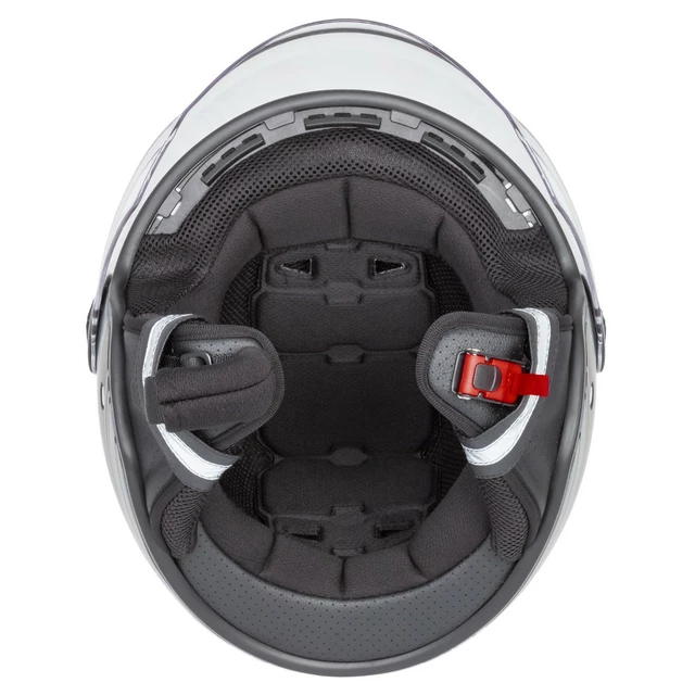 Motorradhelm Cassida Handy Plus Linear orange matt/schwarz