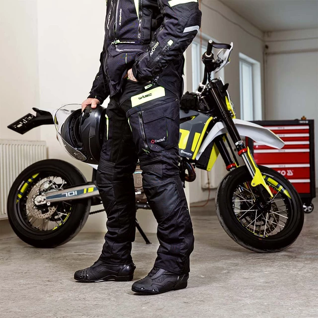 W-TEC Aircross Motorradhosen - schwarz-grau