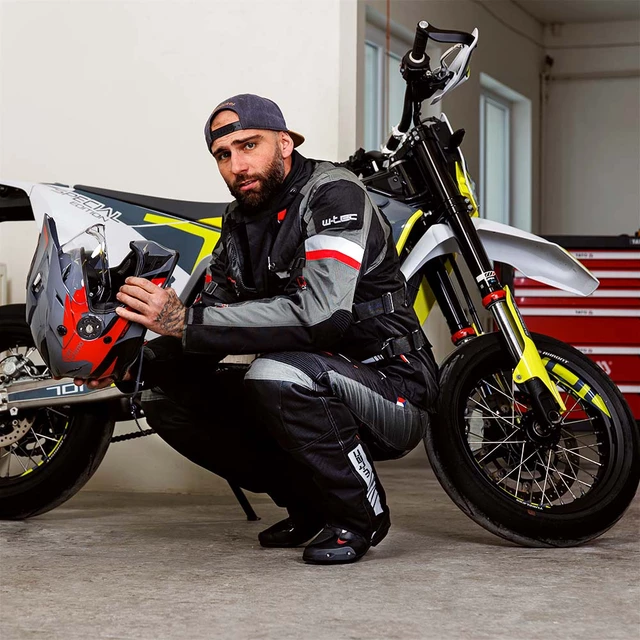 Motorradjacke W-TEC Excellenta Evo - Thunderstorm Gray