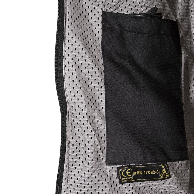 W-TEC Kybero Herren Softshell Motorradjacke - schwarz-fluo