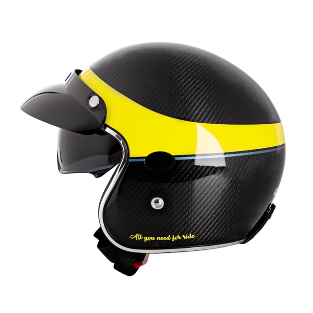 W-TEC V587 Motorradhelm - Glossy Carbon