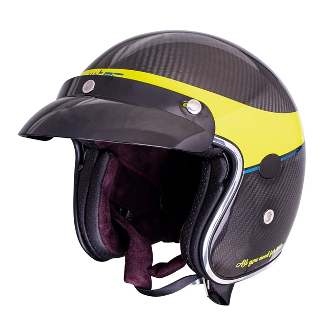 W-TEC V587 Motorradhelm - Glossy Carbon