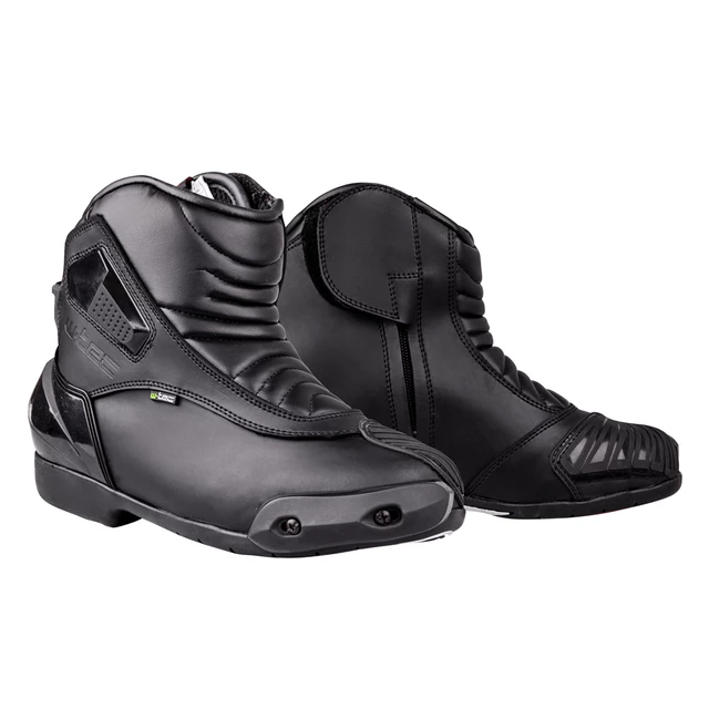 W-TEC TergaCE Motorradschuhe - schwarz - schwarz
