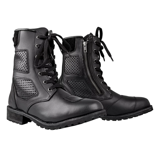 W-TEC Feasel Motorradschuhe - schwarz - schwarz
