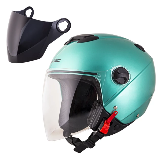 W-TEC Yucato Motorradhelm - grün - grün