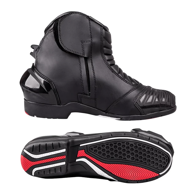 W-TEC TergaCE Motorradschuhe - schwarz