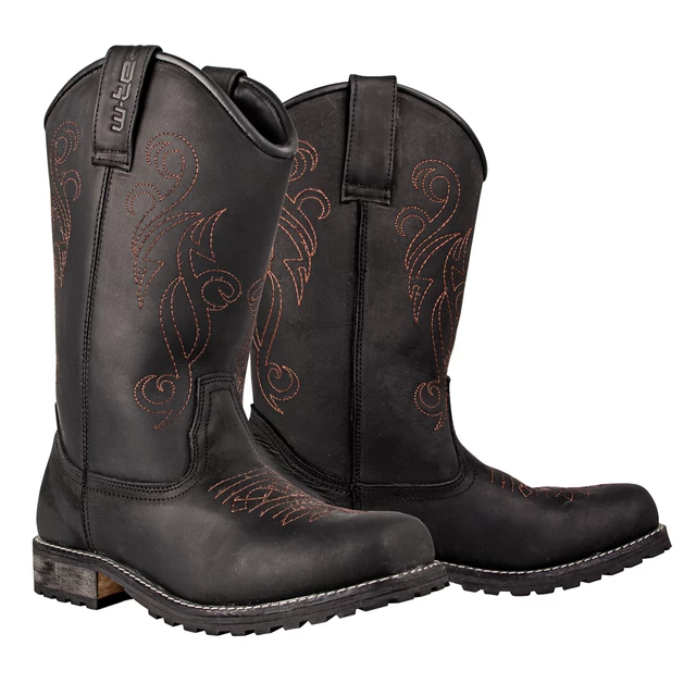 W-TEC Wakero Motoradstiefel - schwarz - schwarz