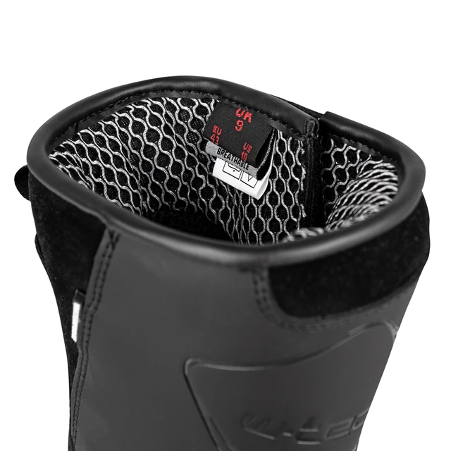 W-TEC Glosso Motorradstiefel - schwarz