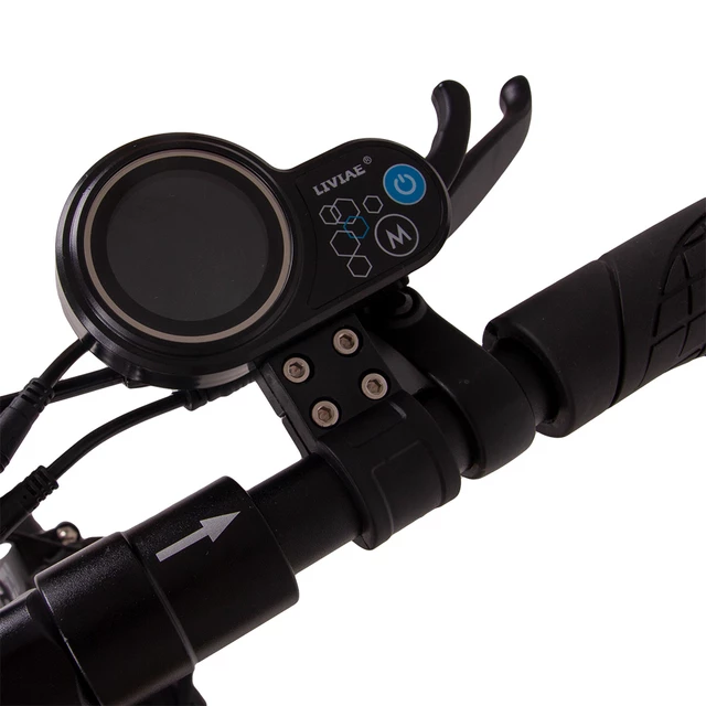 W-TEC Tenmark II Elektroroller mit Sitz und Lenkertasche
