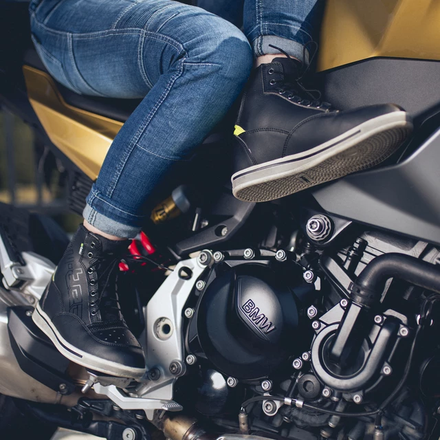 W-TEC Culabus Motorradschuhe - schwarz-fluo