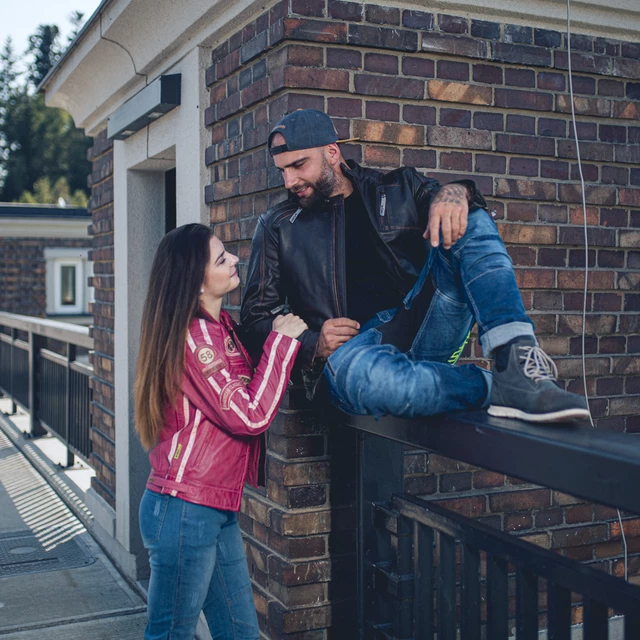 W-TEC Grandus Herren Motorradjeans - blau